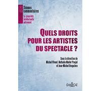 Quels droits pour les artistes du spectacle ?