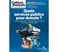 Quels services publics pour demain ? N°436 - Thierry Lambert - Documentation Francaise - broché - Revue