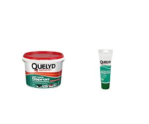 Quelyd 30601868 Colle Mastic DEPRON et revêtements isolants Haute Performance 6 Kg & Quelyd Joints pour Depron - Colle Joint pour Plaques d’Isolation Thermique Depron Quelyd - Couleur : Blanc