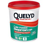 Quelyd Colle pour Plaques Depron et Matériaux Isolants - Haute Performance - Isolation Mur Et Plafonds - Colle en Pâte Prête à l'Emploi, Pot de 1 Kg