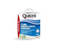 Quelyd Colle Papiers Peints Intissés en Poudre - Boîte de 150 g | Toutes Pièces - Application Directement Au Mur - Etui Doseur - Sans Solvant