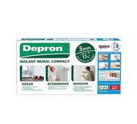 Quelyd Plaques DEPRON Format G3 - Épaisseur 3 mm - Plaque Isolation Thermique - Isolant Murs Intérieurs - Couleur : Blanc - 20 Plaques de 1 m² (100 x 100 cm)