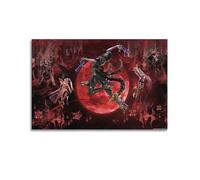 Quem Bayonetta - Poster de jeu 3 - Impression sur toile - Décoration murale moderne pour chambre à coucher - 20 x 30 cm