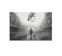 Quem Poster de jeu Silent Hill 2 - Impression sur toile - Décoration murale moderne pour chambre à coucher - 40 x 60 cm