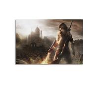 Quem Poster décoratif sur toile Prince of Persia The Forgotten Sands Game - Poster décoratif sur toile - Décoration murale moderne pour chambre à coucher (60 x 90 cm)