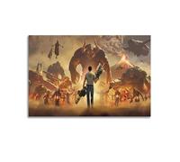 Quem Poster décoratif sur toile représentant le jeu de Sam 4 Serious Sam 4 - Impression d'art moderne pour chambre à coucher (60 x 90 cm)
