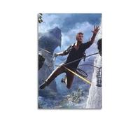 Quem Uncharted 4 Rogue's End Game Poster décoratif sur toile Poster mural moderne pour chambre à coucher 20 x 30 cm