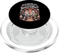 Qu'en est-il du deuxième café - Coffee lover addict PopSockets PopGrip pour MagSafe