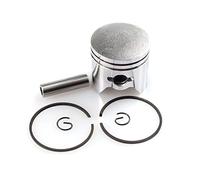 QUENPE 1 Kit de Piston de 34mm, for Gaslione, tronçonneuse 34, Ensemble de pièces de Rechange for tronçonneuse, Kit de Piston de tronçonneuse Kit d'anneaux d'axe de Piston