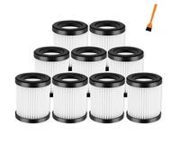 QUENPE Filtre HEPA lavable, for MOOSOO, XL-618A X6, for GeeMo, G201, éléments filtrants for aspirateur sans fil, accessoires de remplacement filtres à vide(9 HEPA)