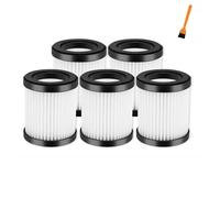 QUENPE Filtre HEPA lavable, for MOOSOO, XL-618A X6, for GeeMo, G201, éléments filtrants for aspirateur sans fil, accessoires de remplacement filtres à vide(5 HEPA)