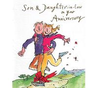 Quentin Blake Carte d'anniversaire Inscription Son and Daughter in Law