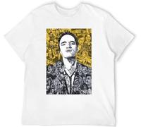 Quentin Tarantino Movies White Mens T-Shirt Graphic Unisex Tee Shirt Manches Courtes(Medium)