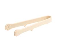 Quentis Mini Pince Alimentaire Patte de Chat Silicone | Pince de service en silicone alimentaire premium, résistante à la chaleur, idéale pour apéritifs et cuisine. Beige