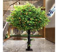 Quepiem Faux oranger, Arbre Artificiel, Grandes Plantes artificielles, Faux Arbres en Soie pour Jardins écologiques, Pendaison de crémaillère, Maison, Bureau, Salon, décoration, Cadeau(6FT/180cm)