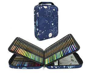 Quer 120 Crayons Aquarellables professionnels pour adultes et enfants, Des mines de qualité supérieure, intensément Crayons de couleur, pour créer de magnifiques mélanges avec l'eau