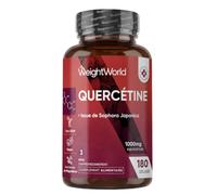 Quercetine 1000mg - 180 Gélules Vegan - Extrait de Fleur Sophora Japonica | Quercétine Issue de Fleur Sophora Japonica pour 3 Mois, Complément Flavonoïdes et Polyphénols sans Stéarate de Magnésium