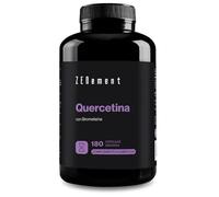 Quercétine - avec Bromélaïne pour une Absorption Optimale - 500 mg de Quercétine Pure, Extrait Standardisé à 95% - 180 Gélules Véganes - sans Additifs, sans Gluten et sans Lactose - Zenement