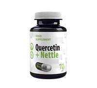 Quercétine + Ortie 500mg 120 Vegan Capsules, testé par un laboratoire tiers, sans gluten ni OGM