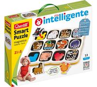 Quercetti 0230 Jeu Magnétique Avec Animaux 13 Pièces