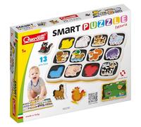 Quercetti - 0230 Smart Puzzle Farm Premiers Mots et Couleurs, Jouets d'activité et d'éveil