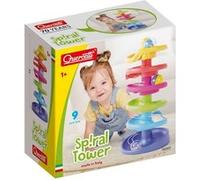 Quercetti Jouet Spiral Tower 06501 – Circuit de billes Montessori, Fabriqué en Italie