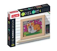 Quercetti - 0799 Pixel Art 4 Kawaii Design Corgi, Jeu de mosaïques