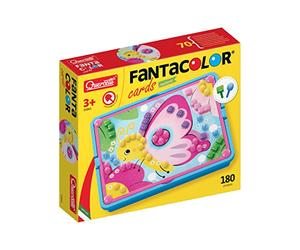 Quercetti - 0861 FantaColor Cards Nature, Jeu de mosaïques