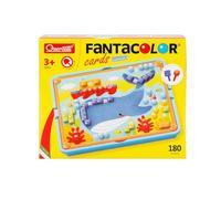 Quercetti - 0862 FantaColor Cards Animaux, Jeu de mosaïques