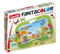 Quercetti - 0968 Nature Fun Bugs & Pegs Jeux éducatifs mosaïque pour Enfant