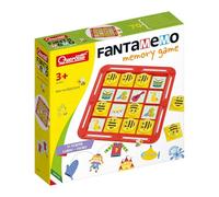 Quercetti 1052 Fantamemo Abeille Cartes Multithème Jeu de Mémoire pour Enfants Jeu de Mémoire et Association