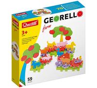 Quercetti - 2334 Georello Ferme - Jeu D'Engrenage Et Construction