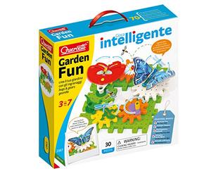 Quercetti 2367 Quercetti-2367 Garden Fun Georello Bugs & Gears-Building & Construction Toys, Gears Building Set