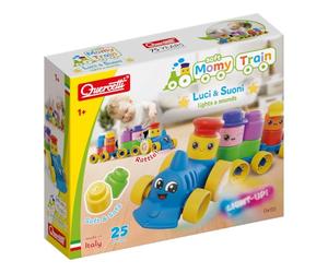 Quercetti - 4155 MOMY Soft Train, lumières et sons