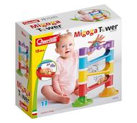 Quercetti - 6515 Migoga Tower Sound, Piste de Billes sonores pour Tout-Petits.