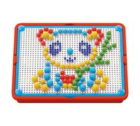Quercetti Jeu de mosaïque Fantacolor Portable – Jouet éducatif enfant, motricité fine