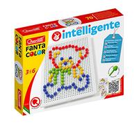 Quercetti - 2122 FantaColor Basic D.10, Loisir Créatif - Jeu de Mosaïque