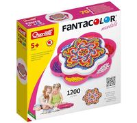 Quercetti FantaColor Mandala Enfant, 1200 Clous, Mosaique Loisir Creatif, 5-12 ans, Jeux Educatif Créatif, Activité Manuelle, Motricité Fine, Montessori, Fabriqué Italie