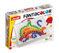 Quercetti, FantaColor Portable Large, Jeu de Mosaïque Enfant, Activité Manuelle 4 Ans, Motricité Fine, Loisir Créatif Enfant, Jeu Éducatif, Cadeau Fille 5 Ans, Jeu de Construction