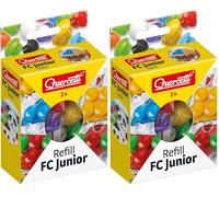 Quercetti FantaColor Refill 16 Punaises ø 33 mm en 8 Couleurs, Mosaique Enfant 2+ Ans, Kit Loisirs Créatifs, Construction Magnetique Enfant, 100% Made in Italy (Lot de 2)