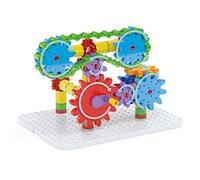 Quercetti Georello Tech Starter Set, Jeux de Construction Mécanique Enfant 5+, Engrenages, Jouets d'Activité et de Développement, Motricité Fine, Made in Italy