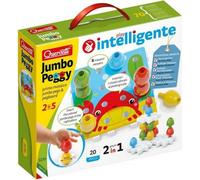 Quercetti - Jumbo Peggy - 20 pcs - Jeu d'emboîtement