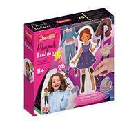 Quercetti Magnetic Fashion - Poupée Magnétique Laura, Loisir Créatif