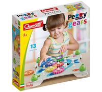 Quercetti – Jeu d'engrenages Peggy Gears – Éducatif 2 ans, motricité fine, Montessori