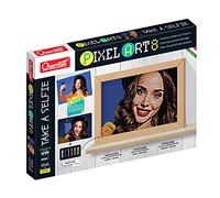 Quercetti Pixel Art 8 Take a Selfie Kit Mosaique Enfant et Kit Mosaique Adulte Transformez vos Photos en Tableaux de Picots Loisir Créatif Enfant et Adulte Jeu de Motricité Fine et Décoration DIY