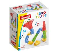 Quercetti Saxoflute, Jeu de Construction Musical 16 Pièces, Instruments de Musique pour Enfants à Assembler, Jeux Educatif Montessori pour Enfants 2+, Jeux Exterieur Enfant, Made in Italy