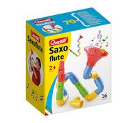 Quercetti - 4170 Saxoflute, Wind & Brass Construction Set, Toy Musical Instrument for Kids