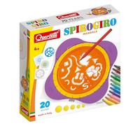 Quercetti Spirogiro Mandala, Spiral Designer, Kits de Loisirs Créatifs, Jouet Fille 4 Ans -12 Ans, Dessin Enfant, Jeu Éducatif Loisir Créatif, Activité Manuelle Enfant, Motricité Fine, Made in Italy