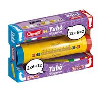 Quercetti Tubò Pitagorique, Jeux Mathématiques Éducatifs pour Enfants 5+, Apprendre Les Tables de Multiplication, Jouet Montessori, Idée Cadeau Fille 5 Ans, Made in Italy