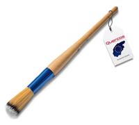Quercos Pinceau Rond Professionnnel Pinceau Peinture Mur. Brosse Ronde en Bois Poils Fibres Synthétiques, Pinceau Pouce à Rechampir pour Émaux,Teinture, Apprêts, Vernis (28)